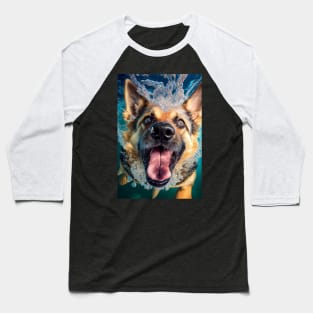 Dogs in Water #6 Baseball T-Shirt